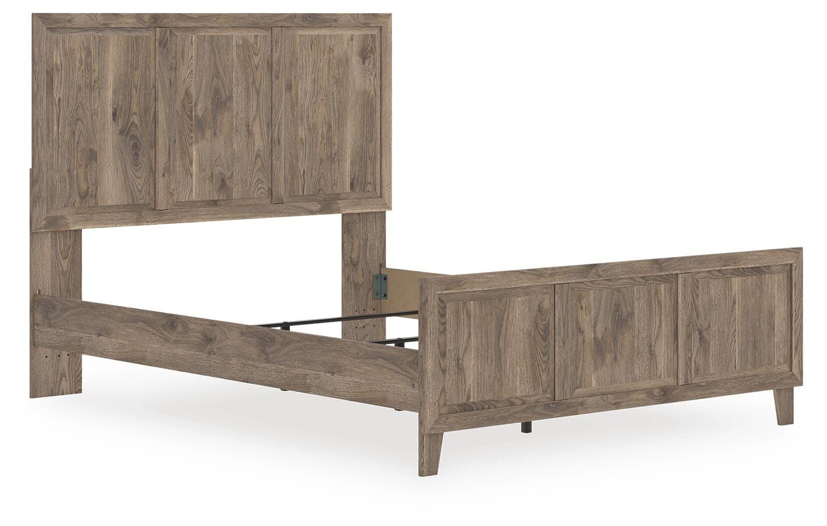 Keithland Brown Queen Panel Bed