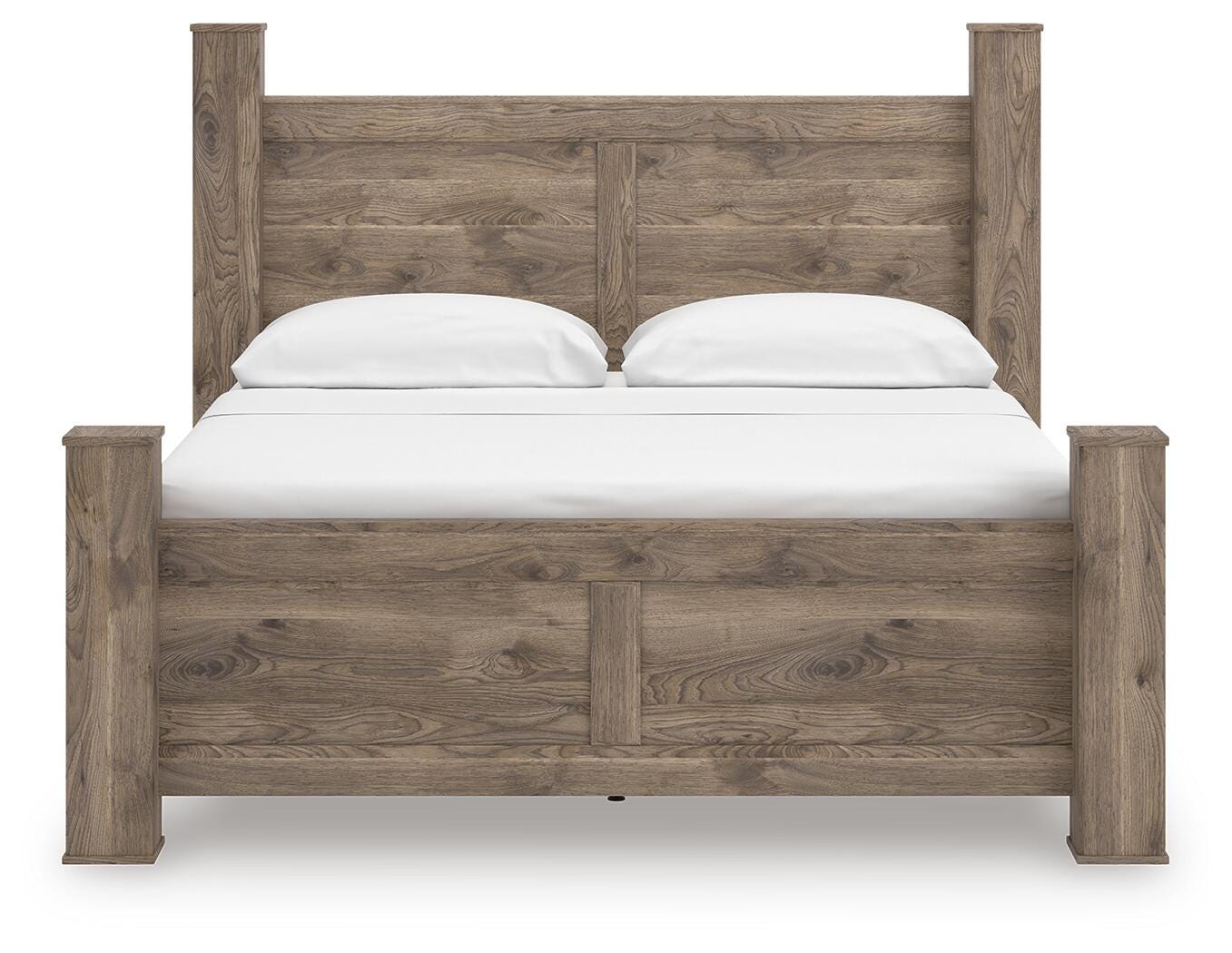 Keithland Brown King Poster Bed