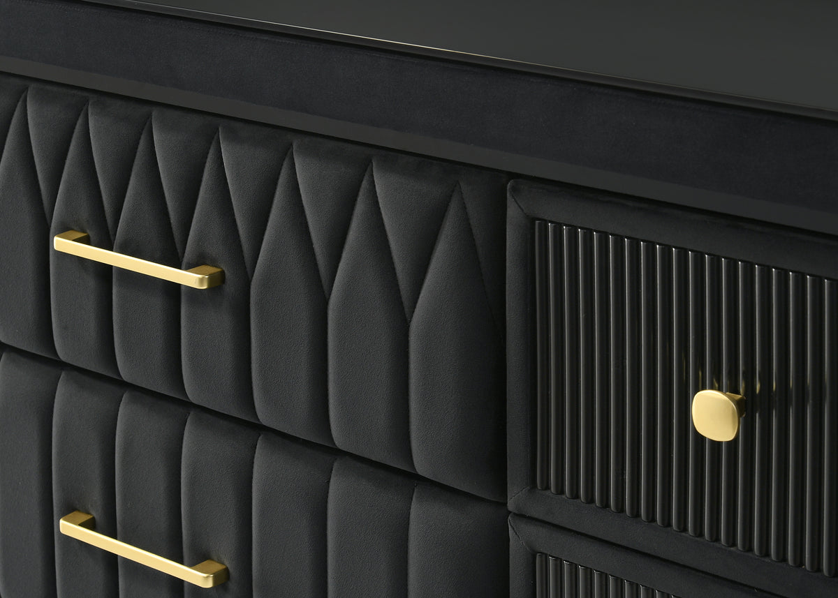 Valeria Charcoal Dresser - Ornate Home