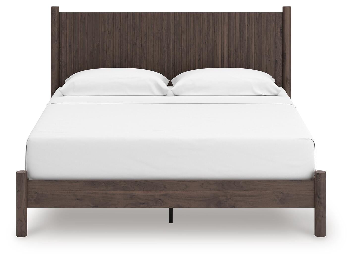 Cadmori Brown King Panel Platform Bed (Online Special Price)