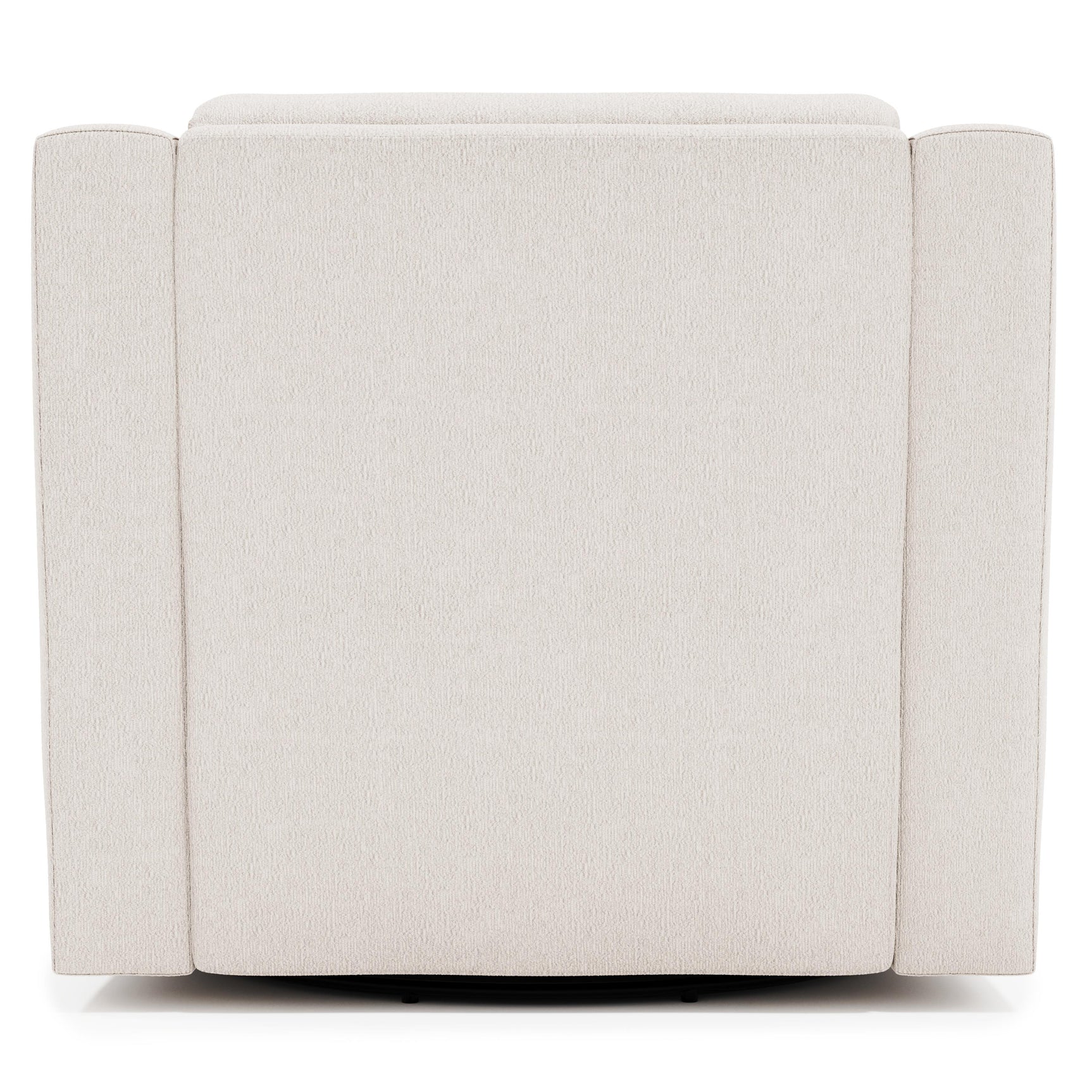 Germain Gray Swivel Chair Without Pillows