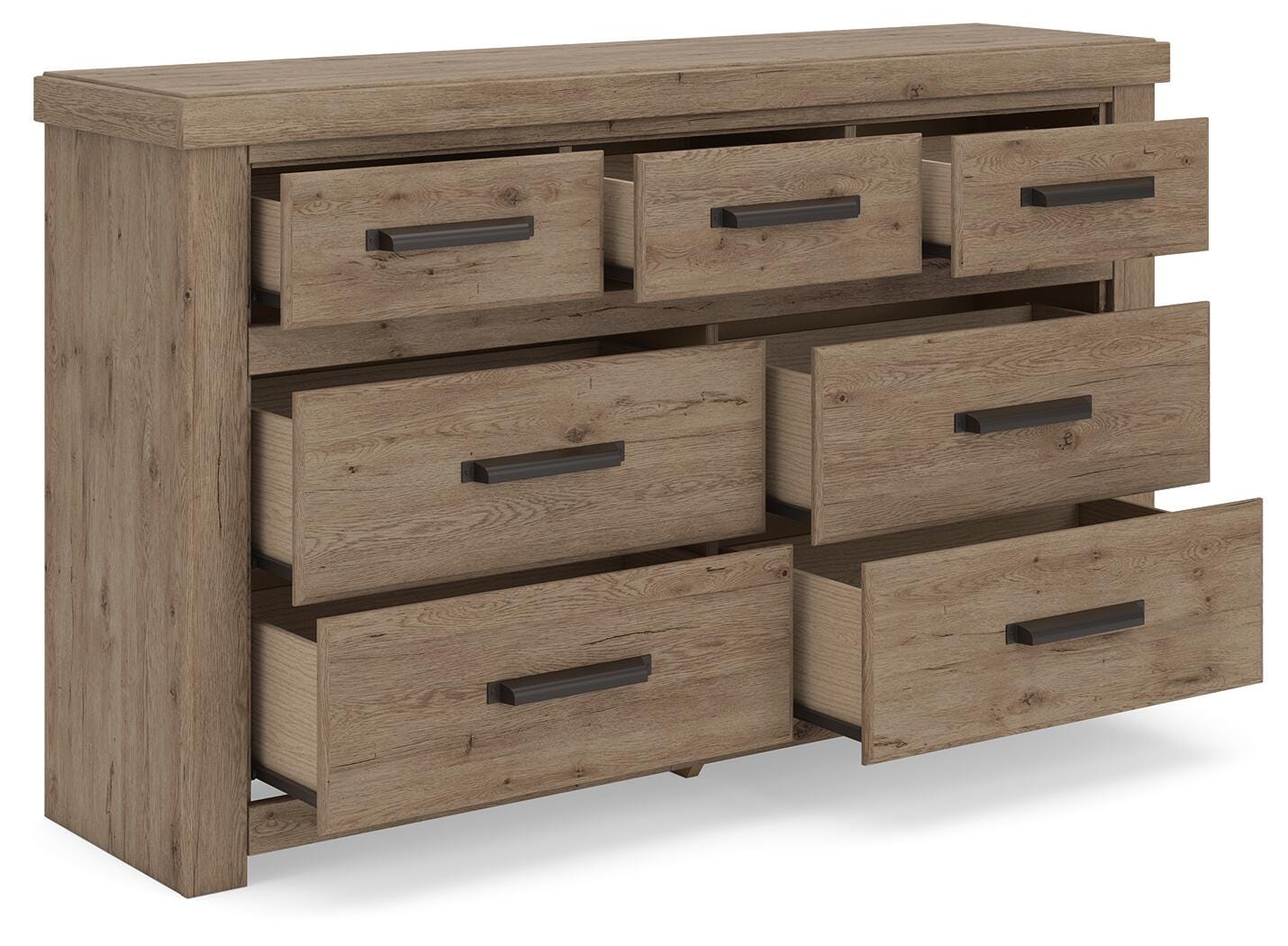 Garistyn Light Brown Dresser