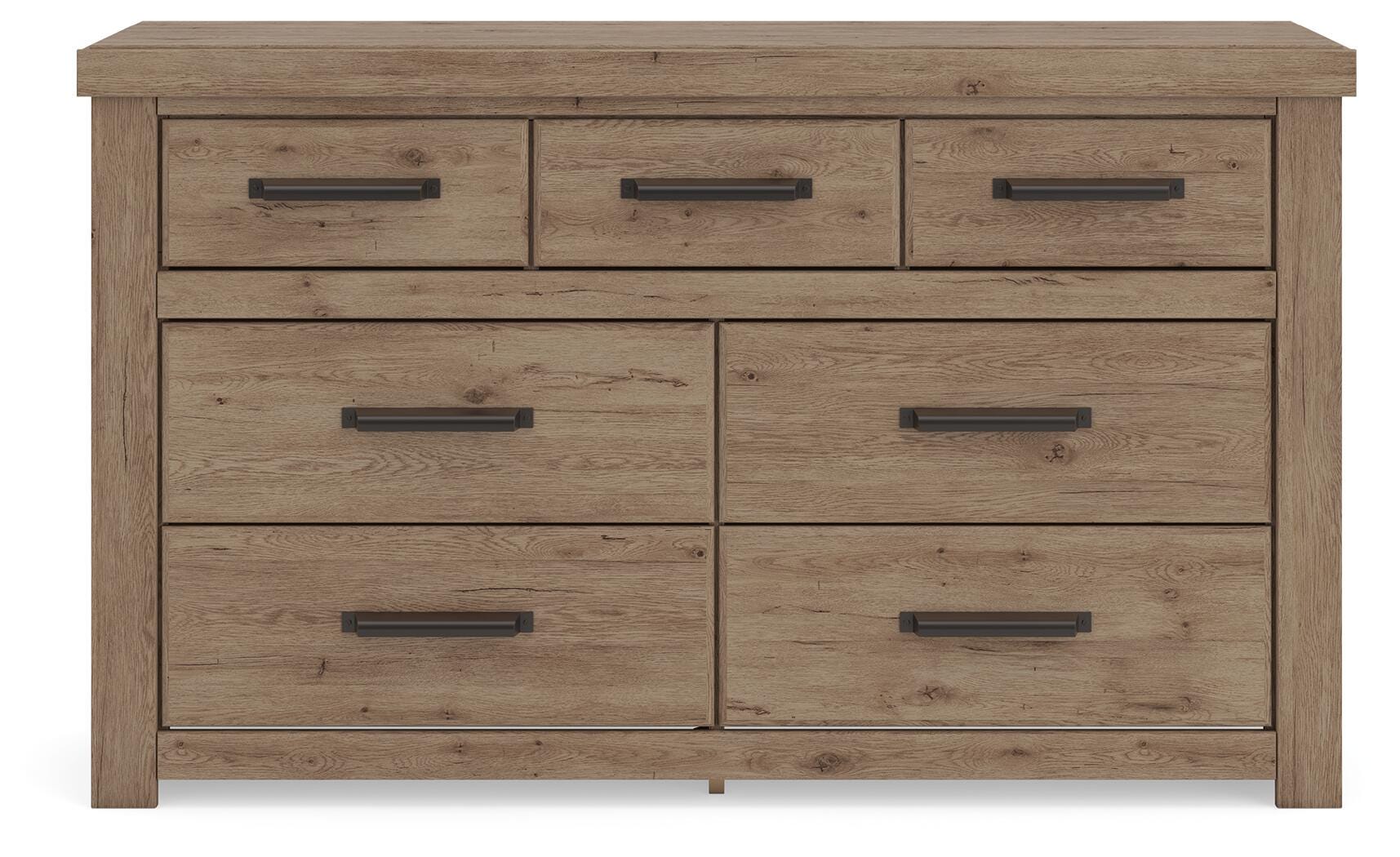 Garistyn Light Brown Dresser