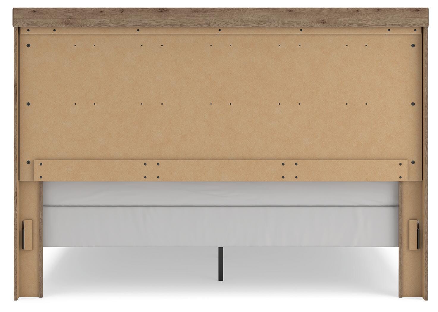 Garistyn Light Brown King Panel Bed