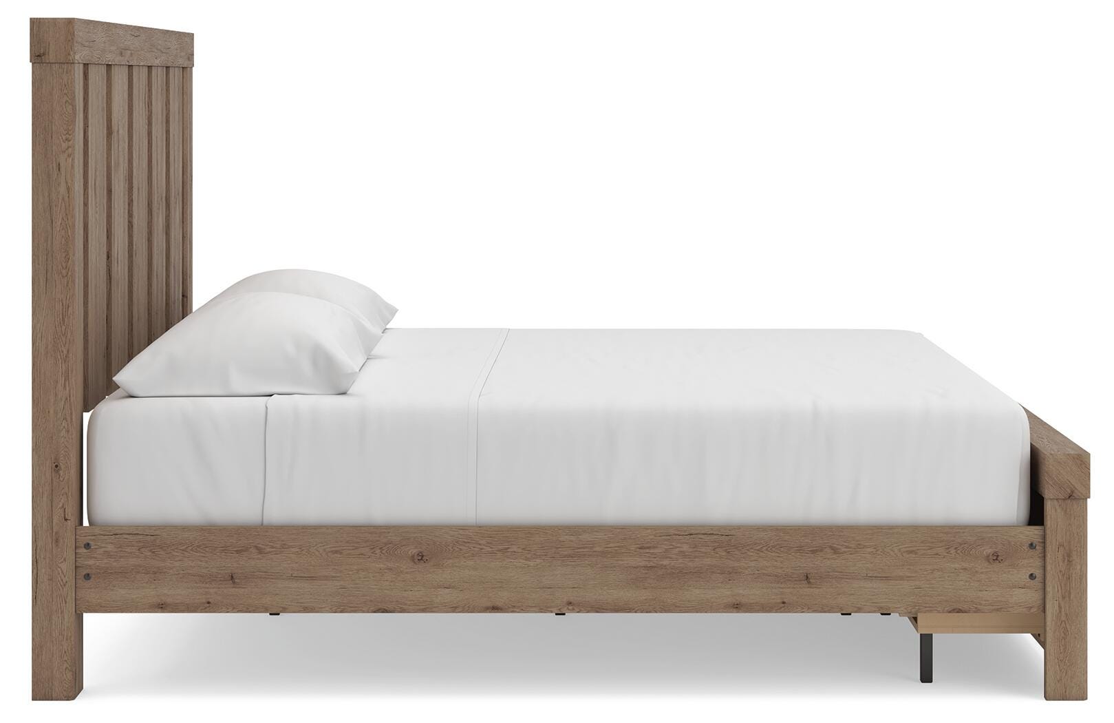 Garistyn Light Brown King Panel Storage Bed (Online Special Price)