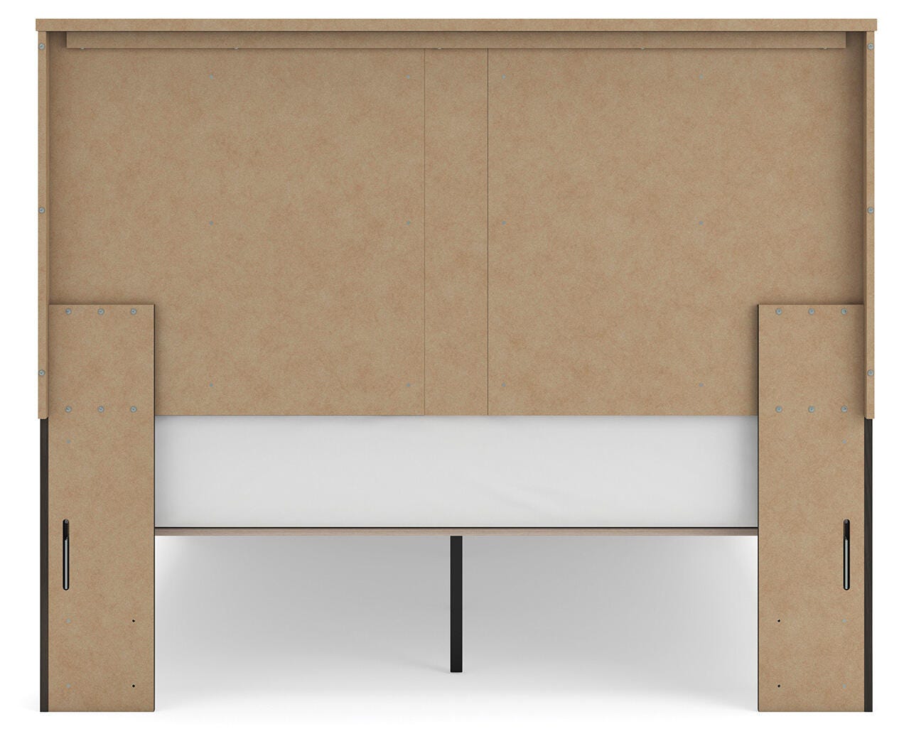 Shaehartin Dark Brown Queen Panel Platform Bed