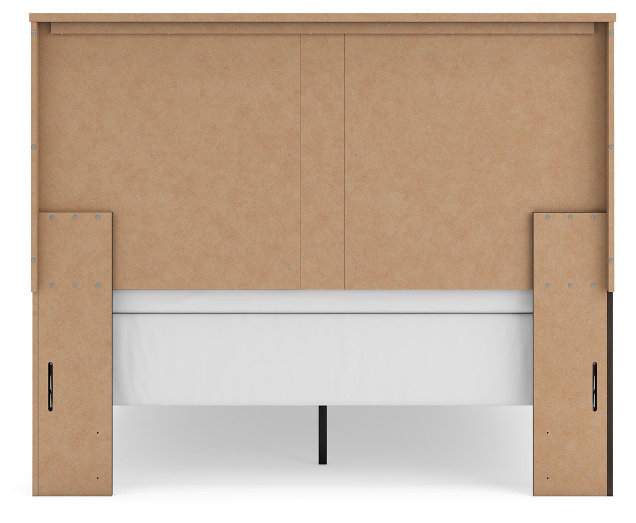 Shaehartin Dark Brown Queen Panel Bed