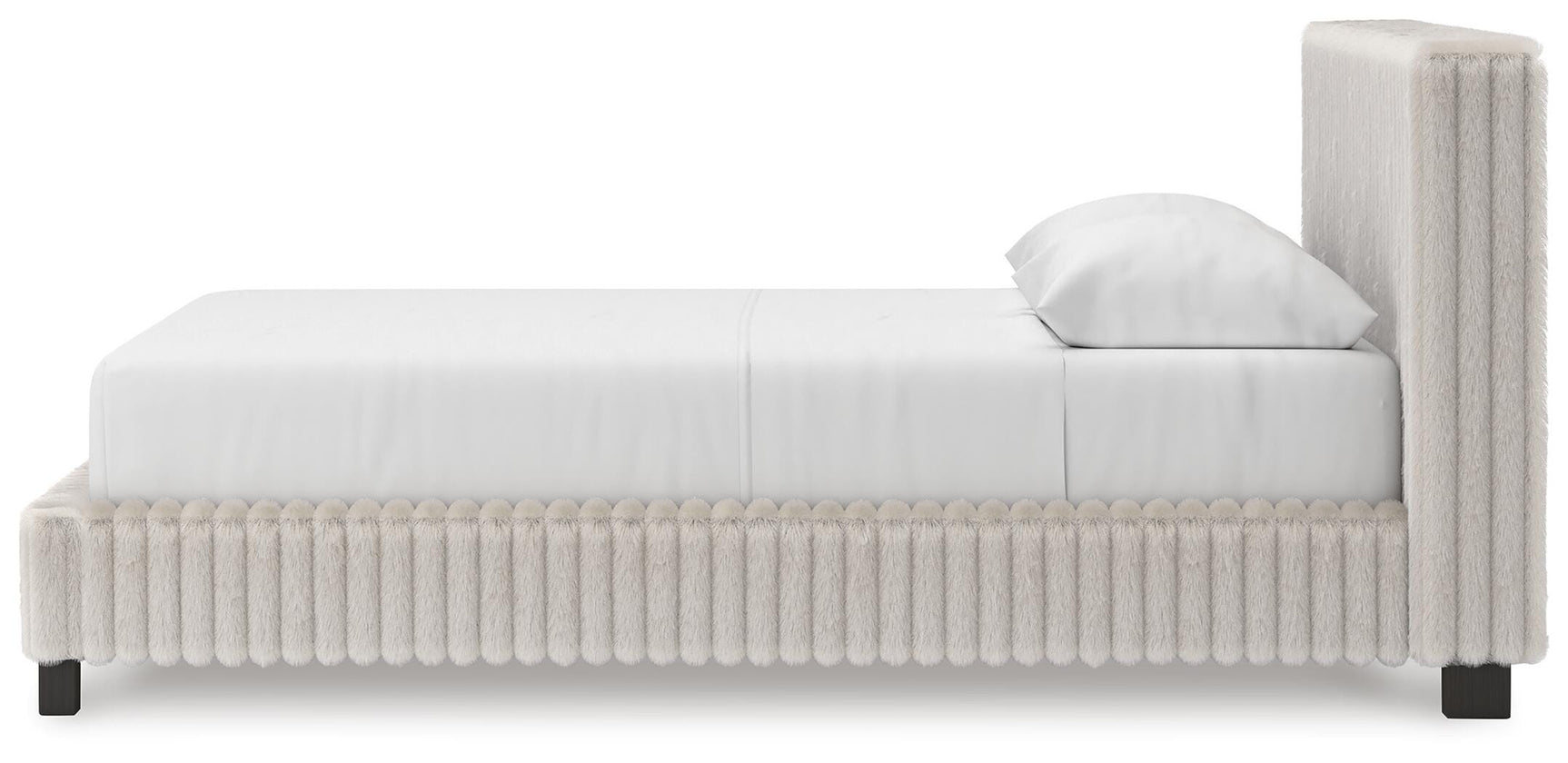 Birmonton White Queen Upholstered Bed