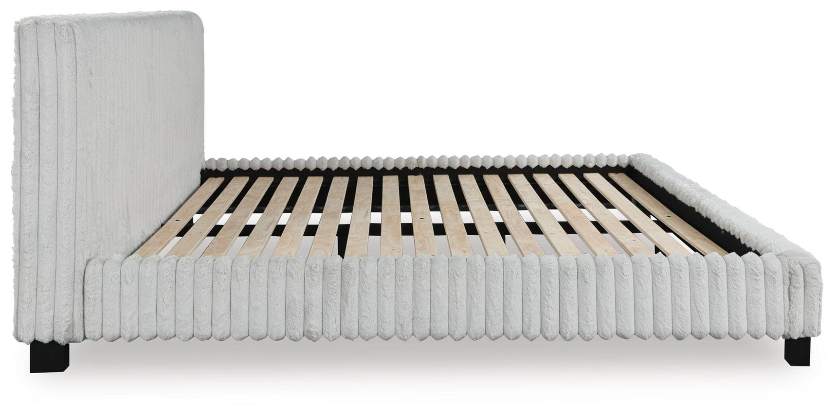 Birmonton White King Upholstered Bed