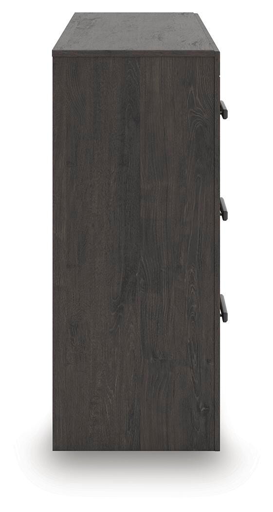 Prendonea Charcoal Dresser and Nightstand (Online Special Price)