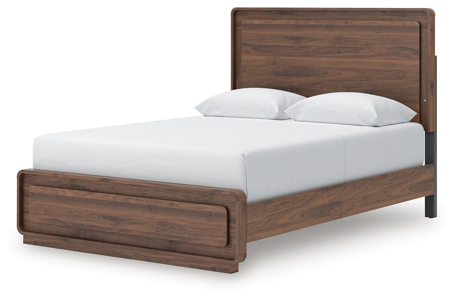 Hollinaze Walnut Brown Queen Panel Bed (Online Special Price)