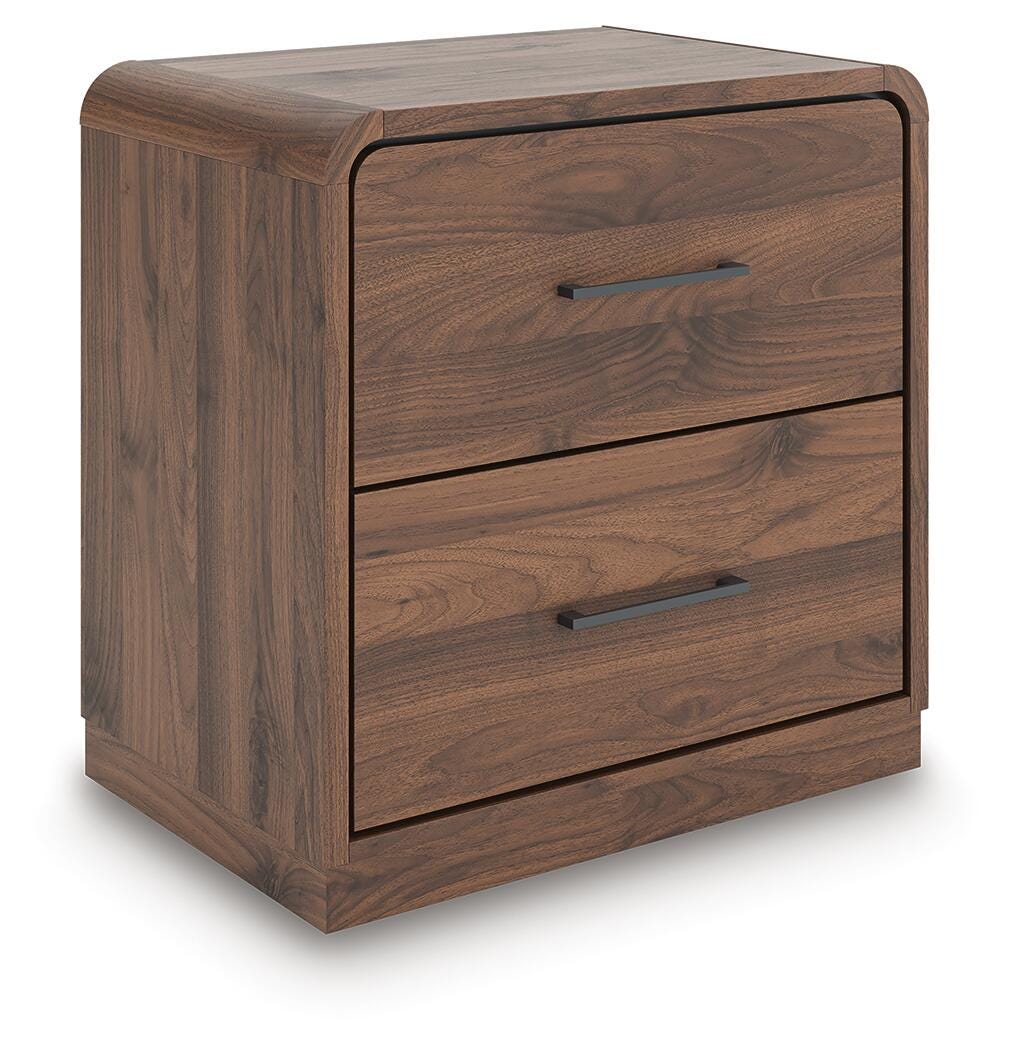 Hollinaze Walnut Brown Nightstand
