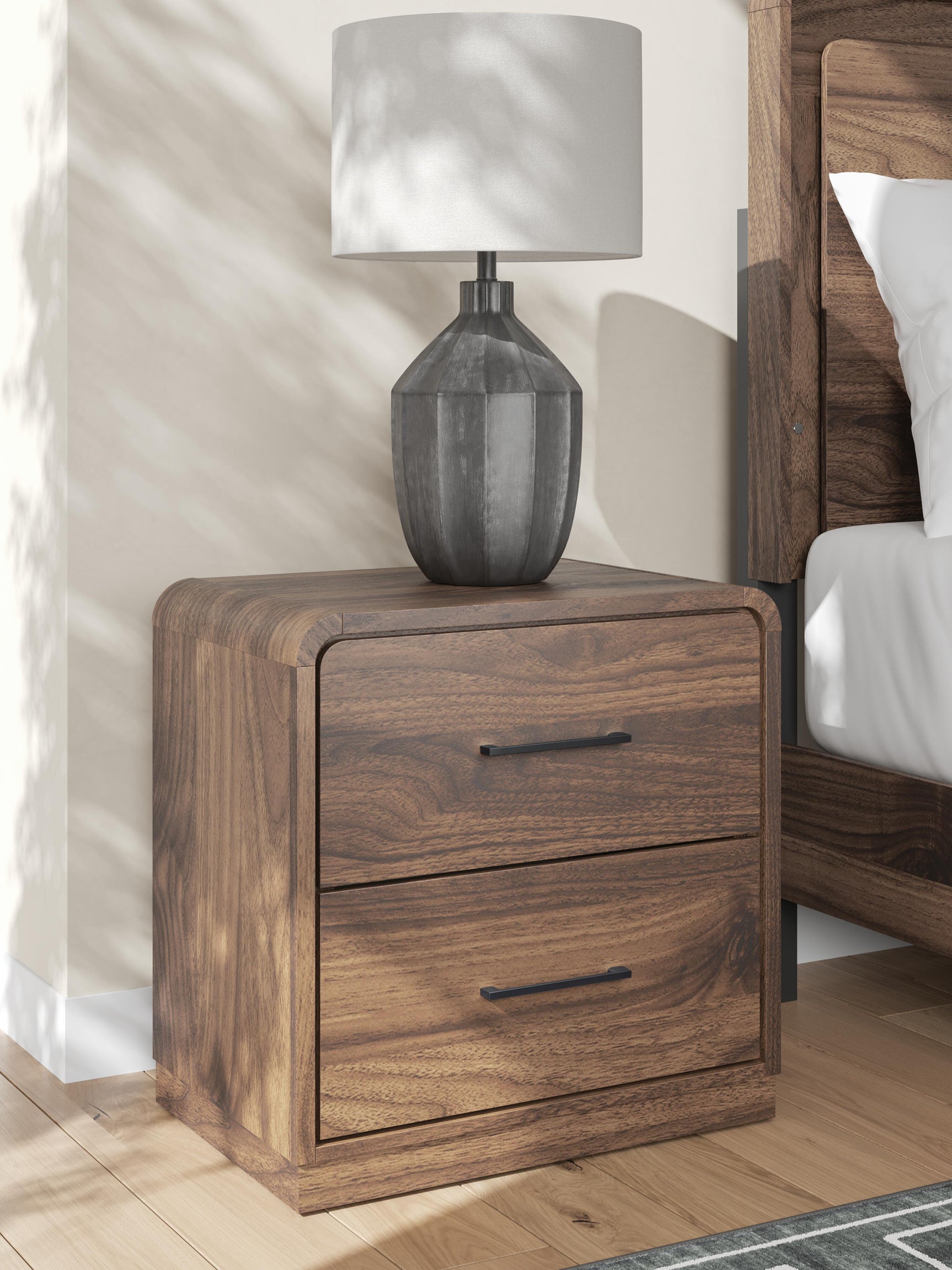 Hollinaze Walnut Brown Nightstand (Online Special Price)