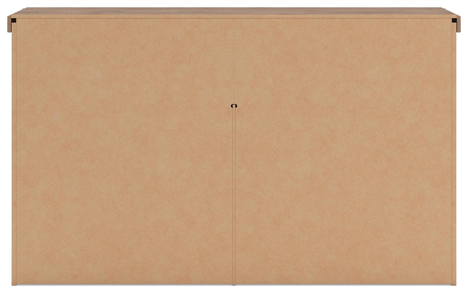 Savonport White/Brown Seven Drawer Dresser (Online Special Price)