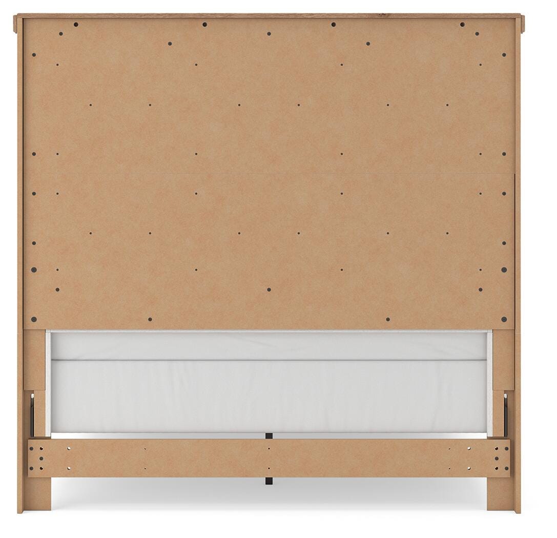 Savonport White/Brown Queen Panel Bed (Online Special Price)