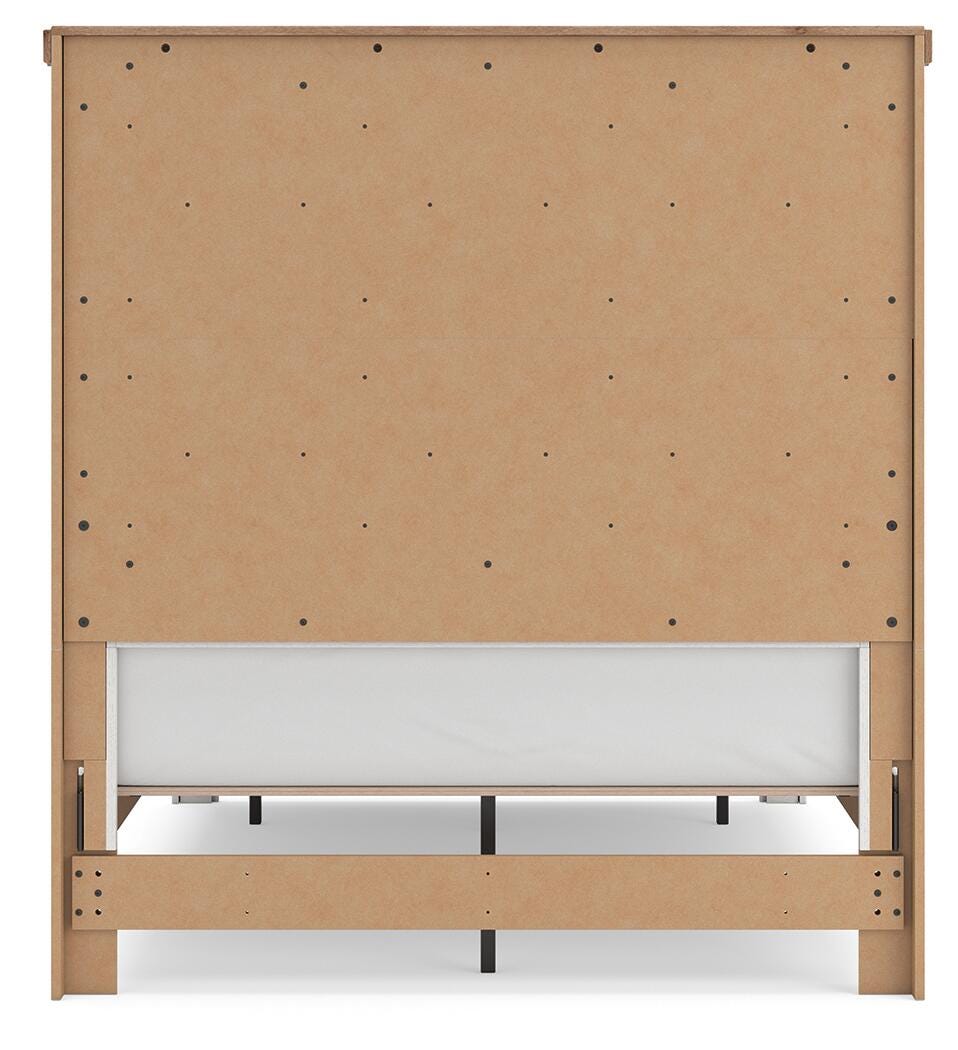 Savonport White/Brown Full Panel Storage Bed (Online Special Price)