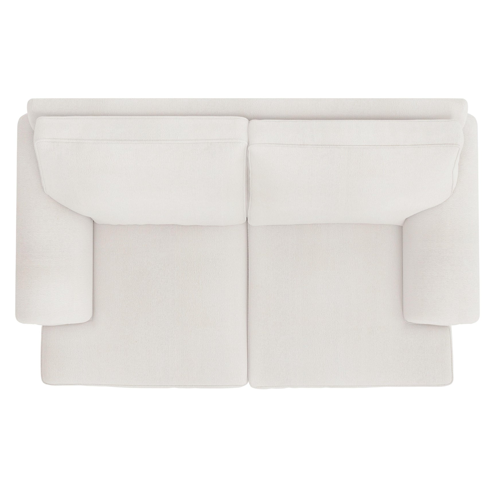 Foster Mocha Loveseat Without Pillows & Nails