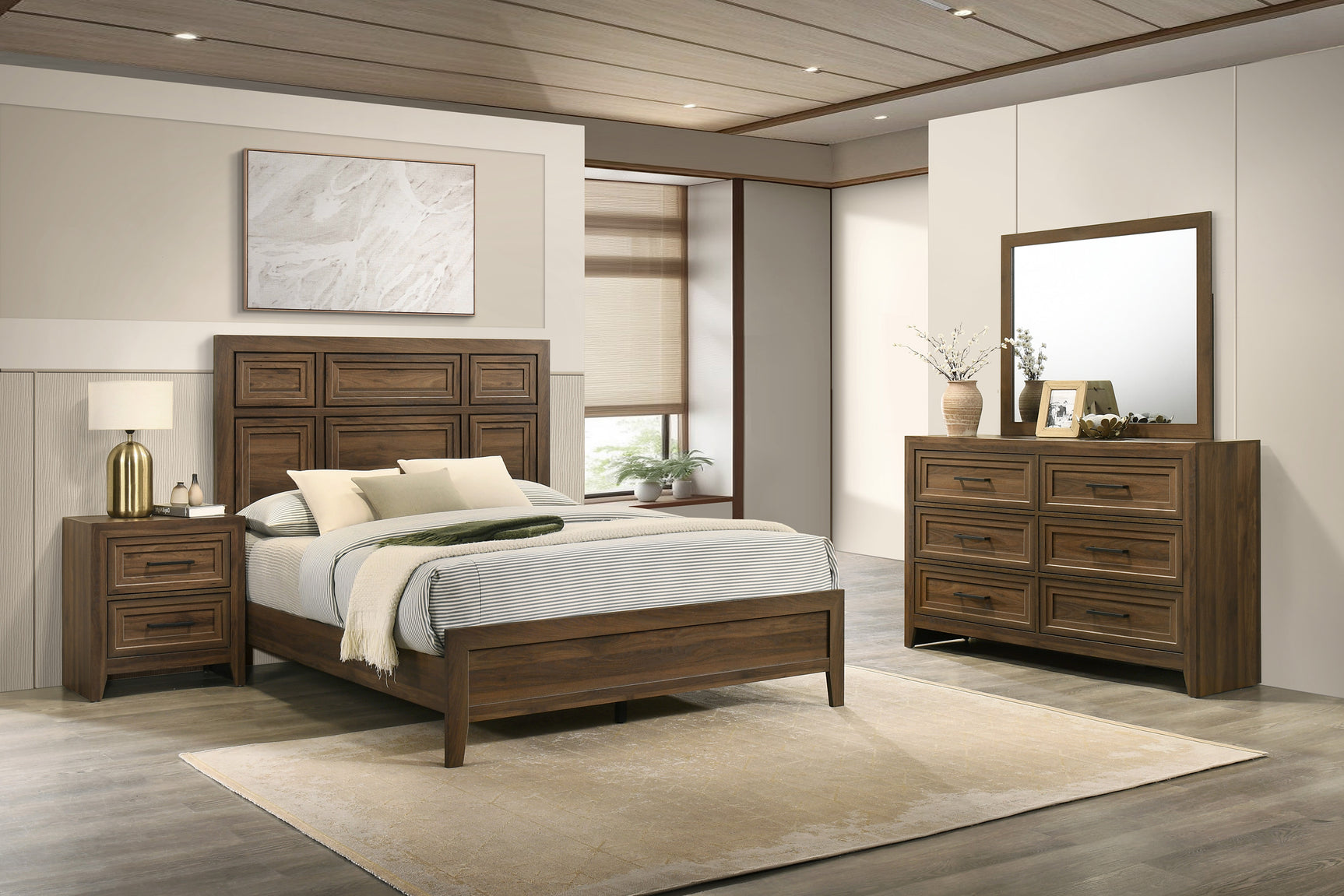 Lorraine Brown Bedroom Set