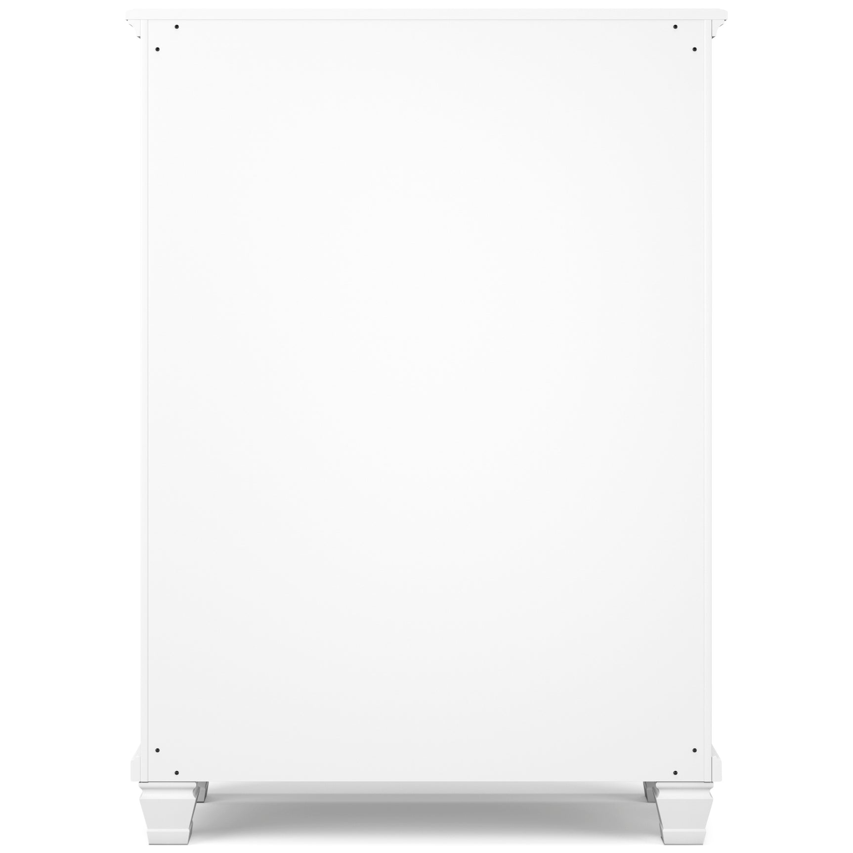 Fortman White Twin Panel 5-Piece Bedroom Set