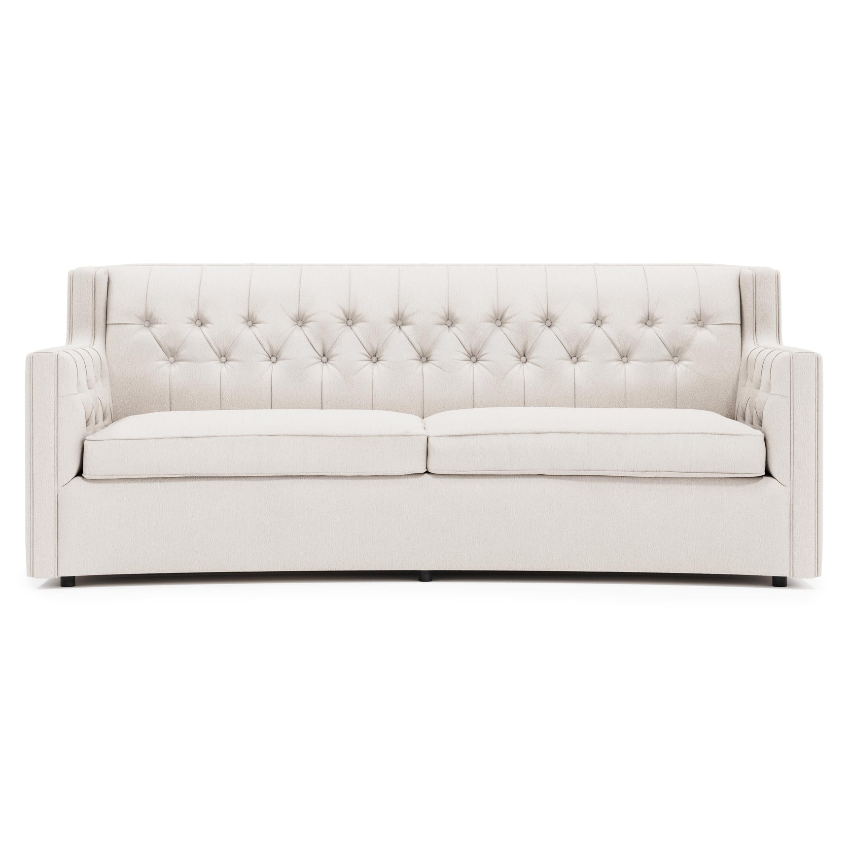 Candace Brown Sofa Without Pillows