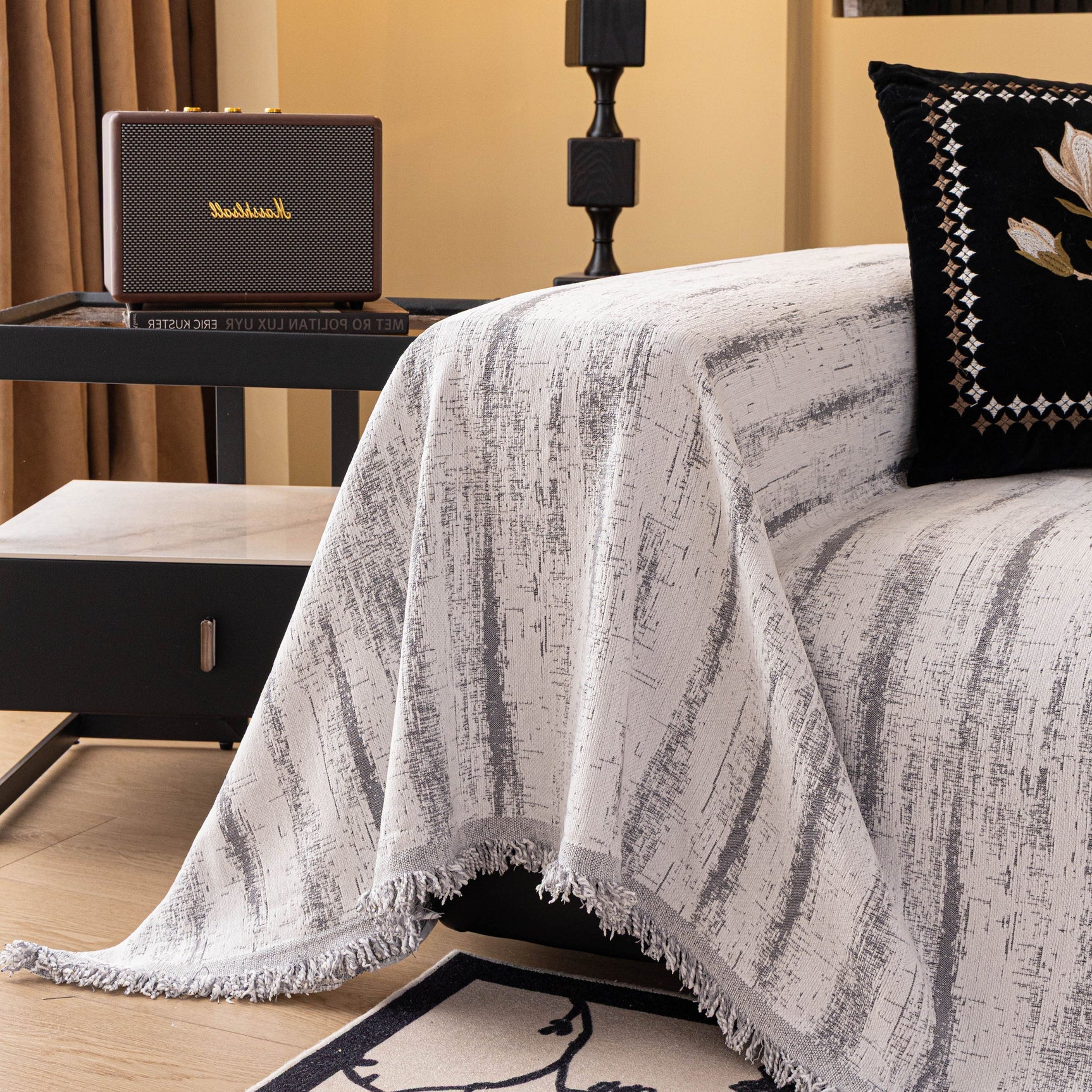 Chenille Oversized Throws for Couches, Washable and Durable Sofa Slipcover for Pets