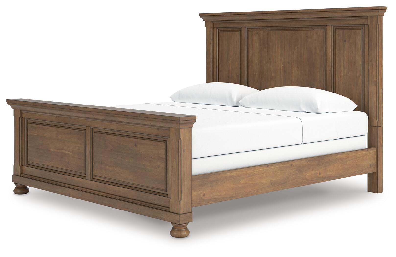 Feddinger Medium Brown King Panel Bed, Dresser, Mirror, Chest and 2 Nightstands