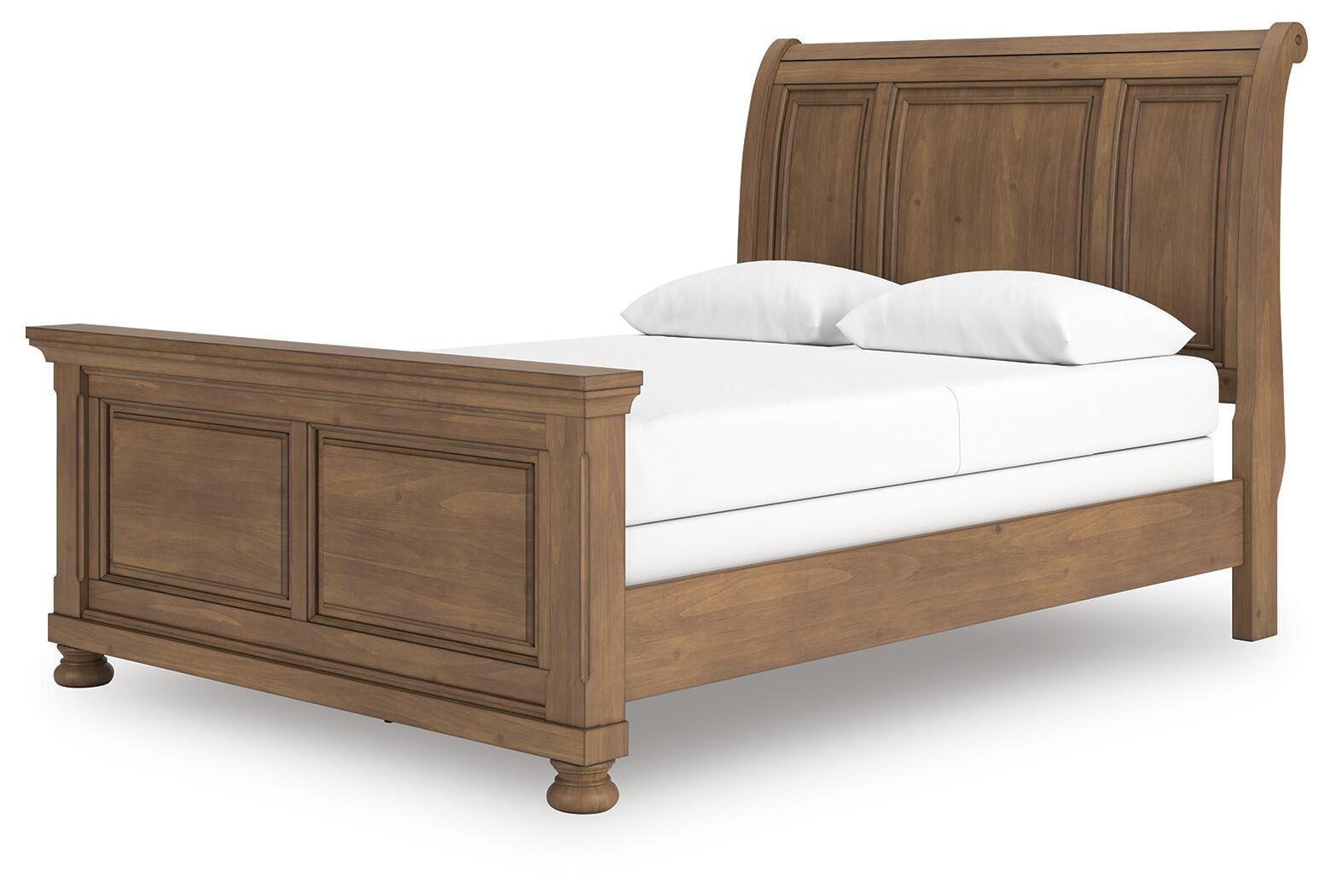 Vandenmore Medium Brown Queen Sleigh Bed