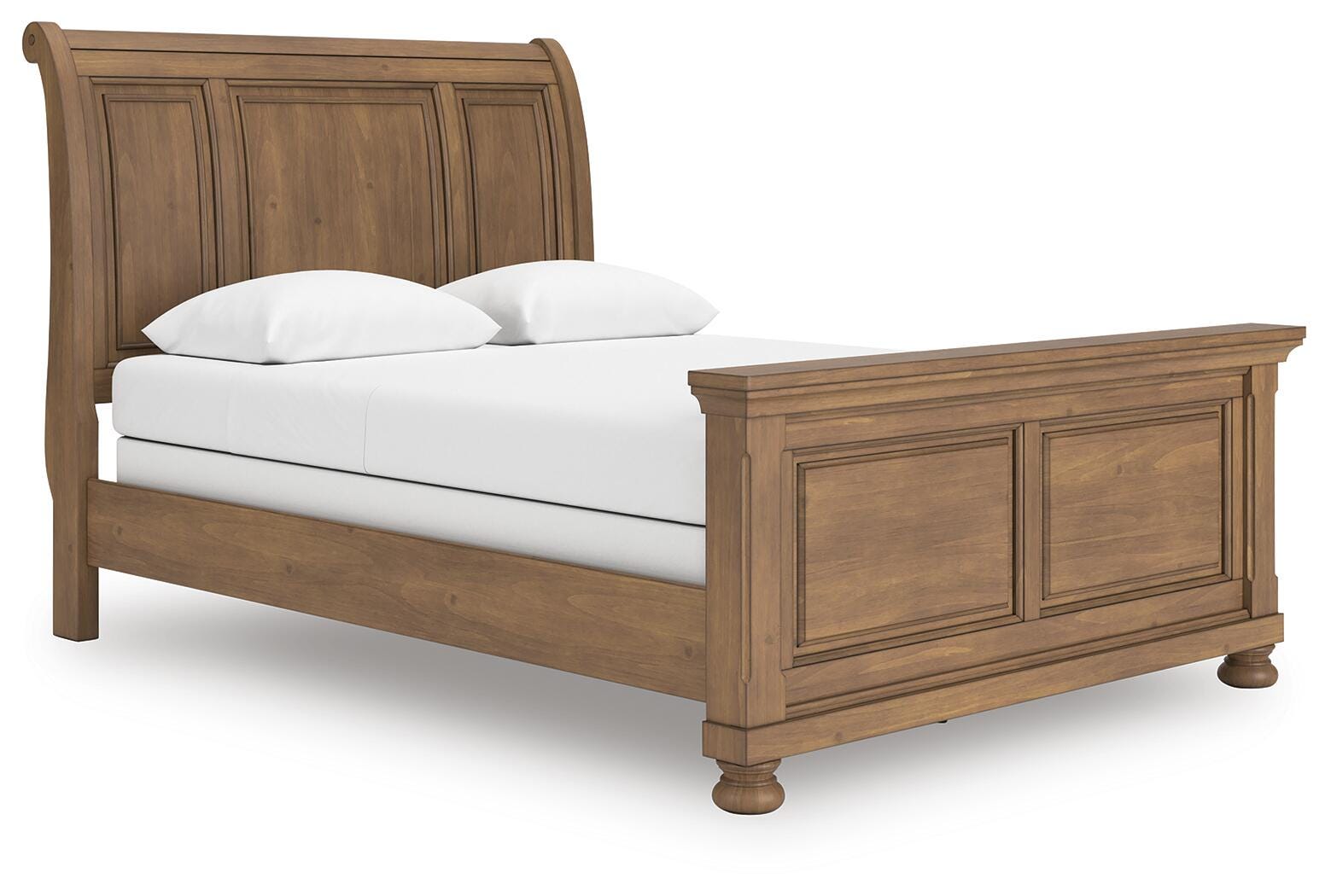 Vandenmore Medium Brown Queen Sleigh Bed