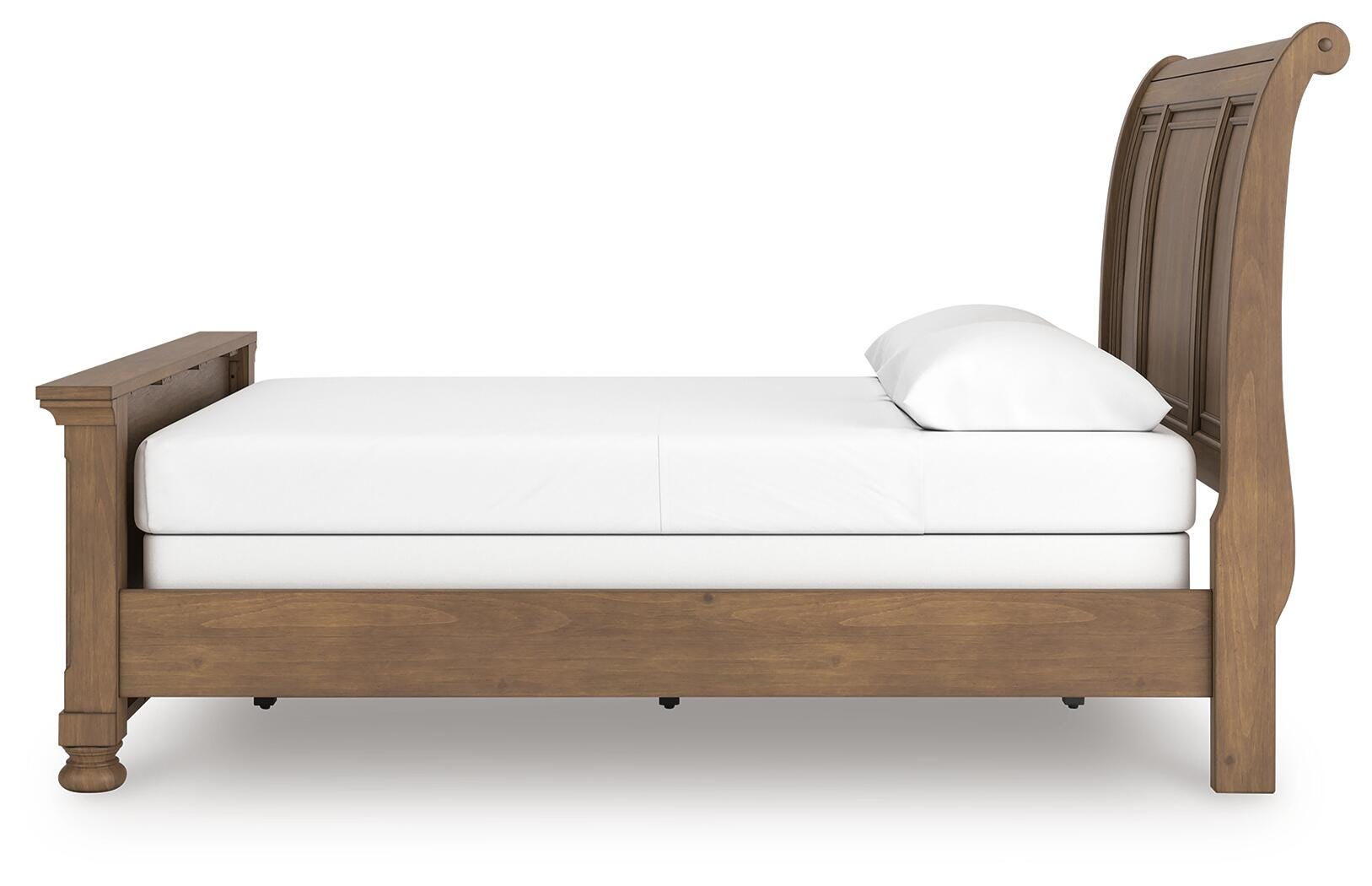 Vandenmore Medium Brown Queen Sleigh Bed