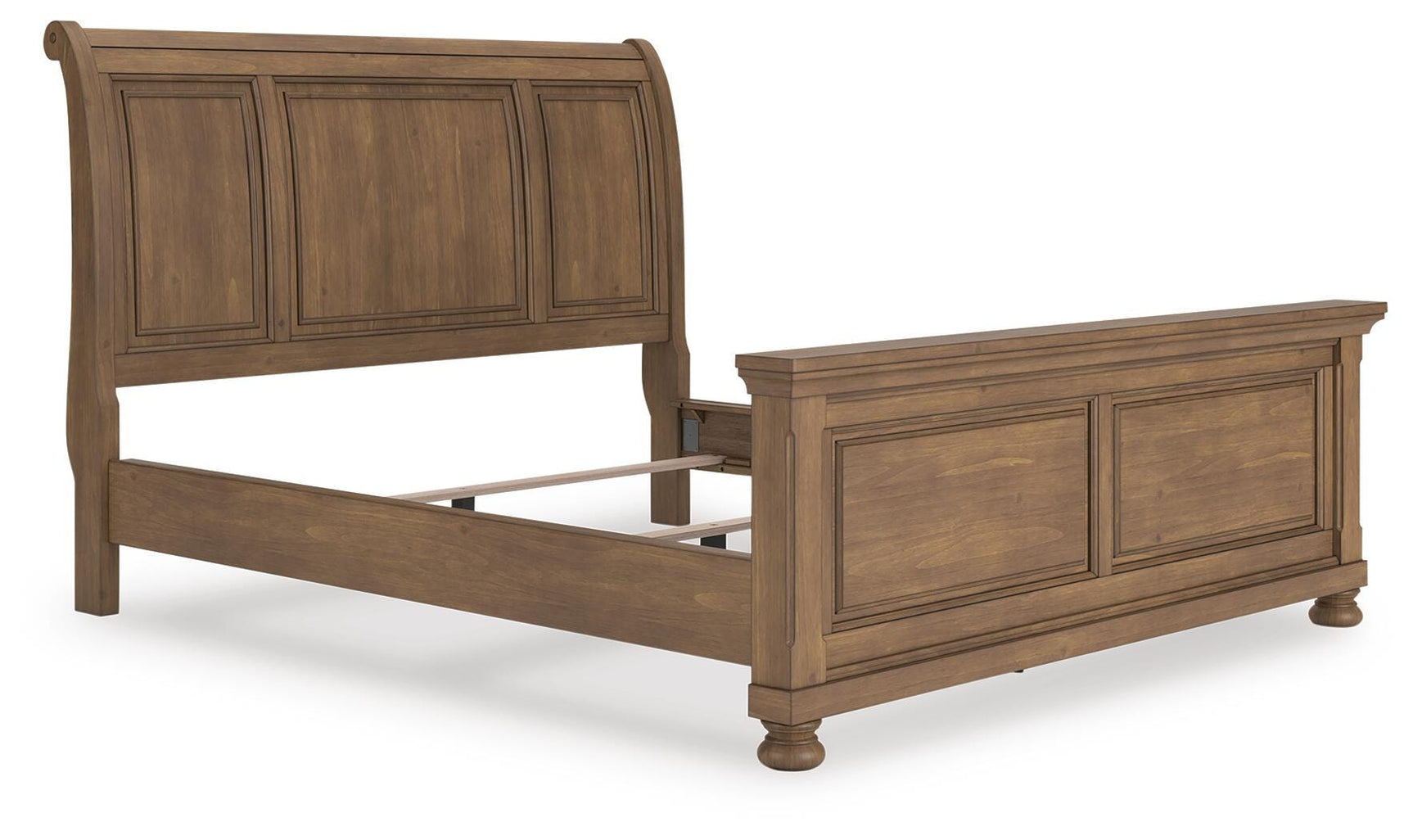Vandenmore Medium Brown California King Sleigh Bed (Online Special Price)