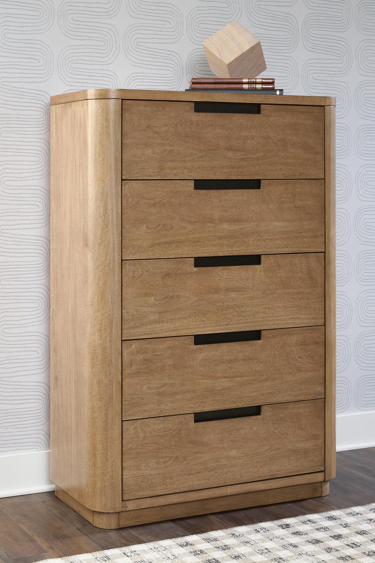 Pamaria Light Brown Chest of Drawers