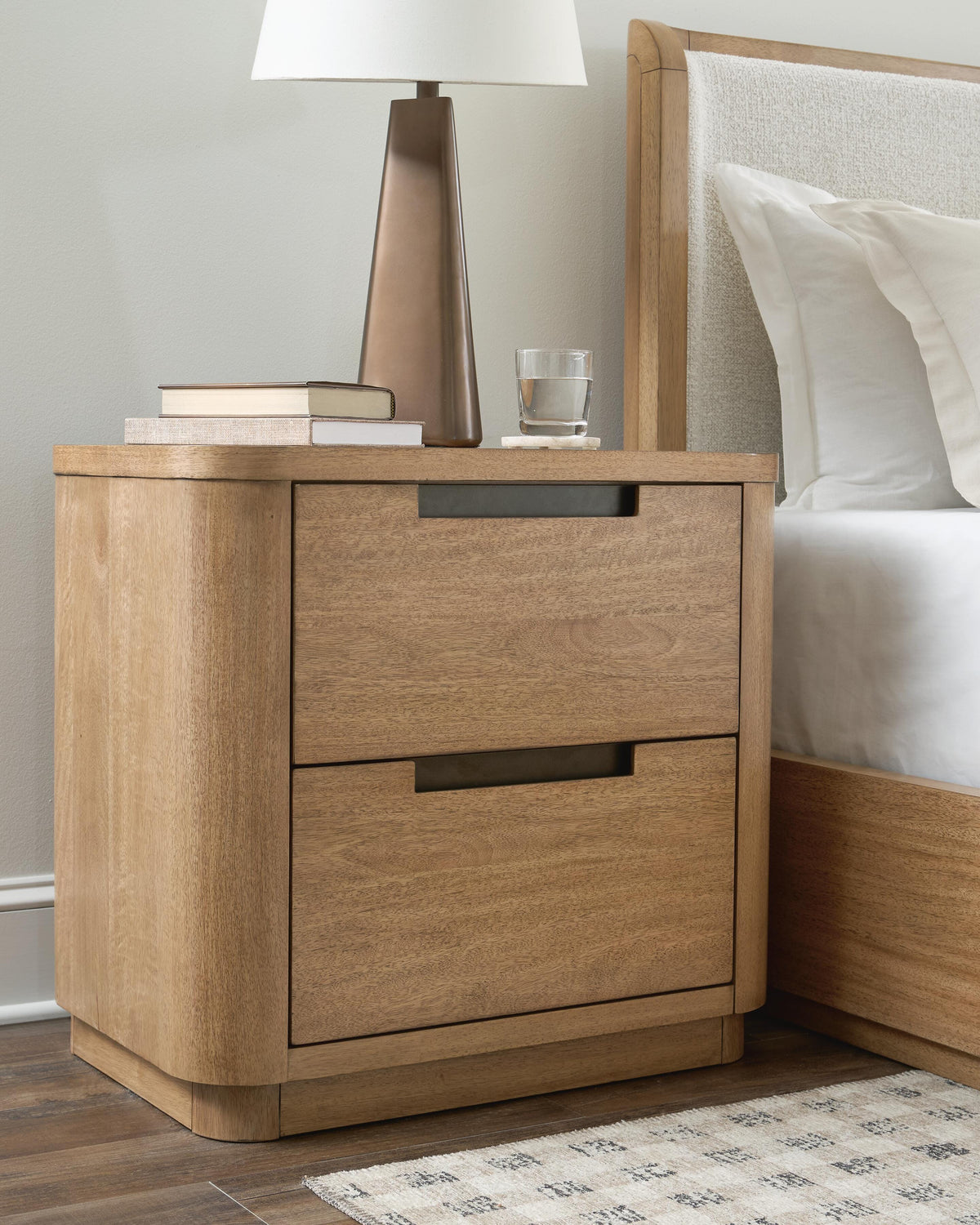 Pamaria Light Brown Nightstand