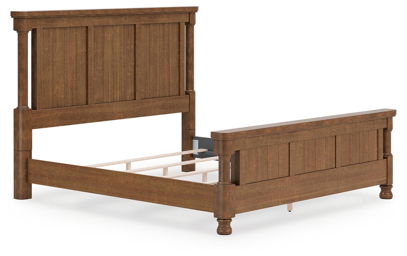 Chadworth Brown California King Poster Bed