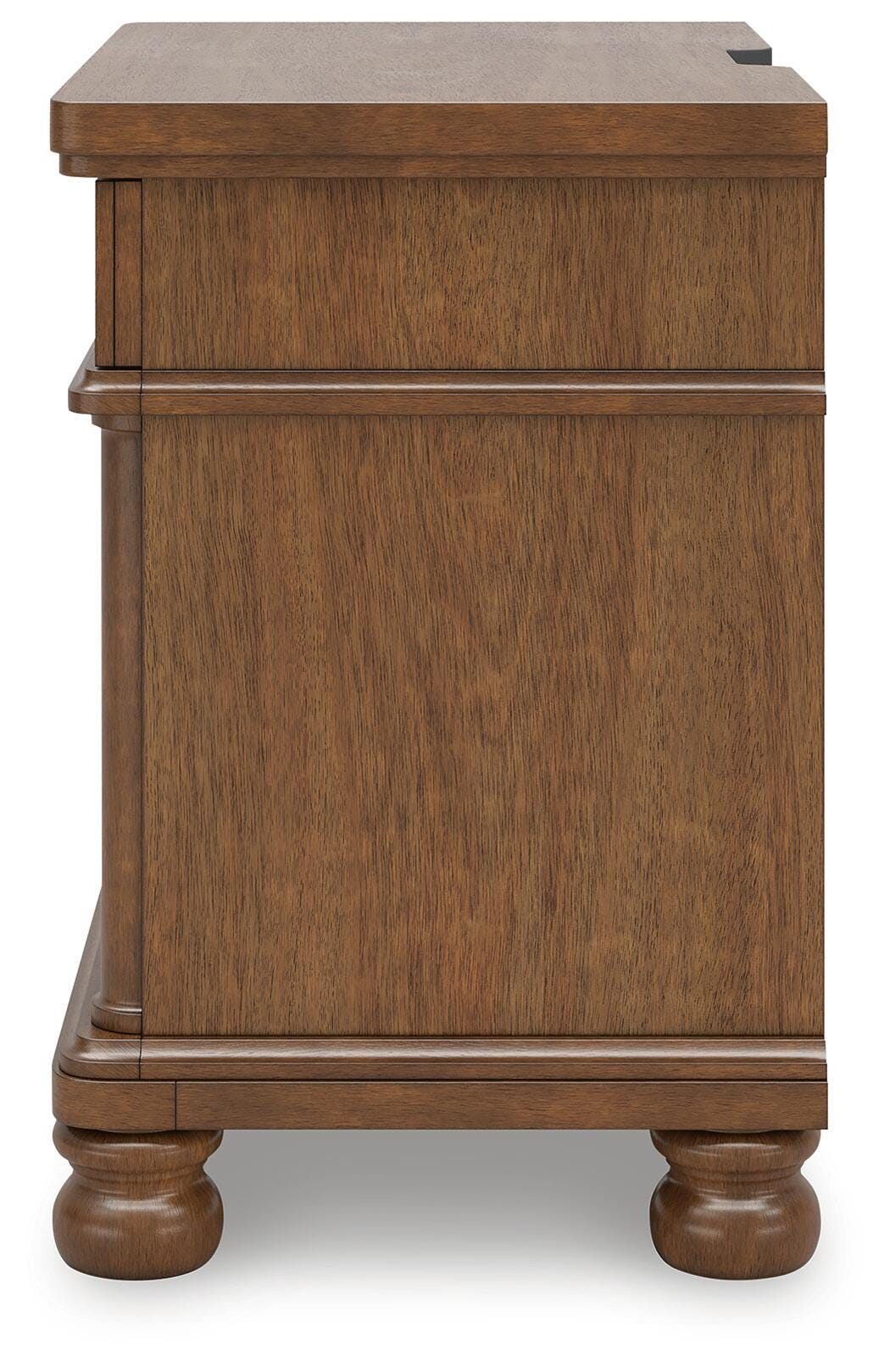 Rowlenstown Brown King Poster Bed, Dresser and 2 Nightstands (Online Special Price)