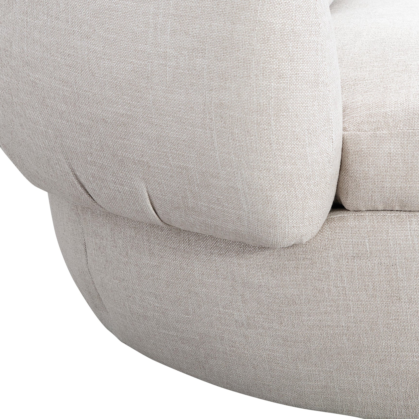 Ollie Ivory Swivel Chair