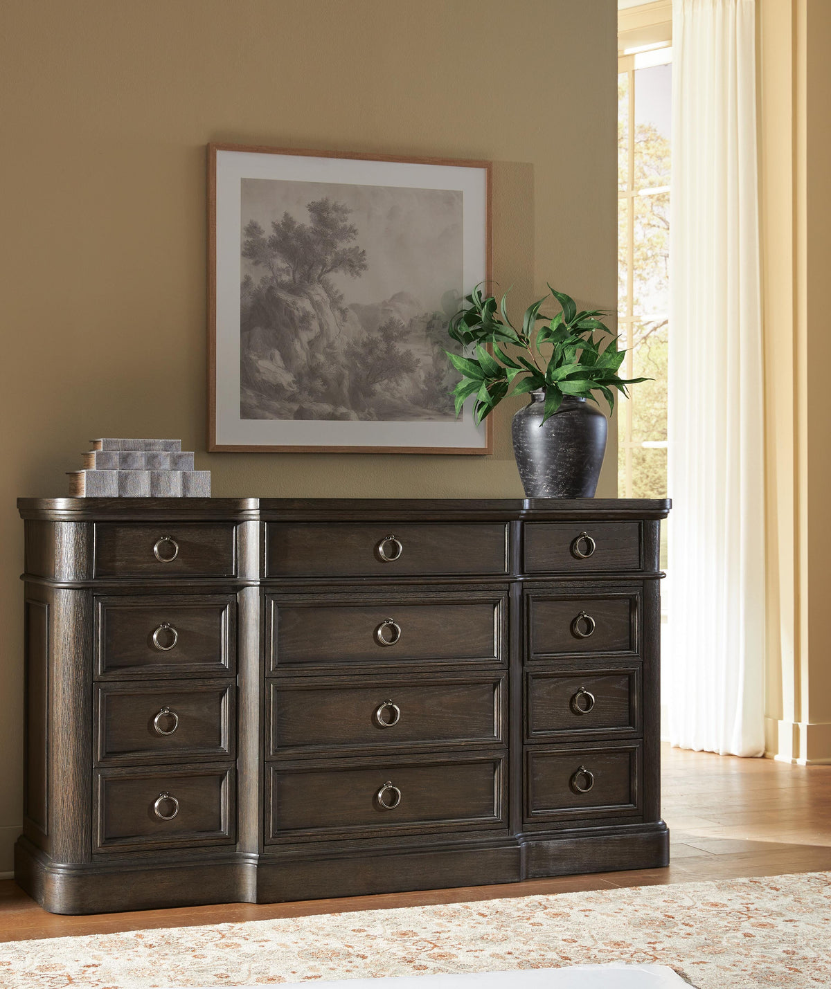 Wickenger Dark Brown Dresser