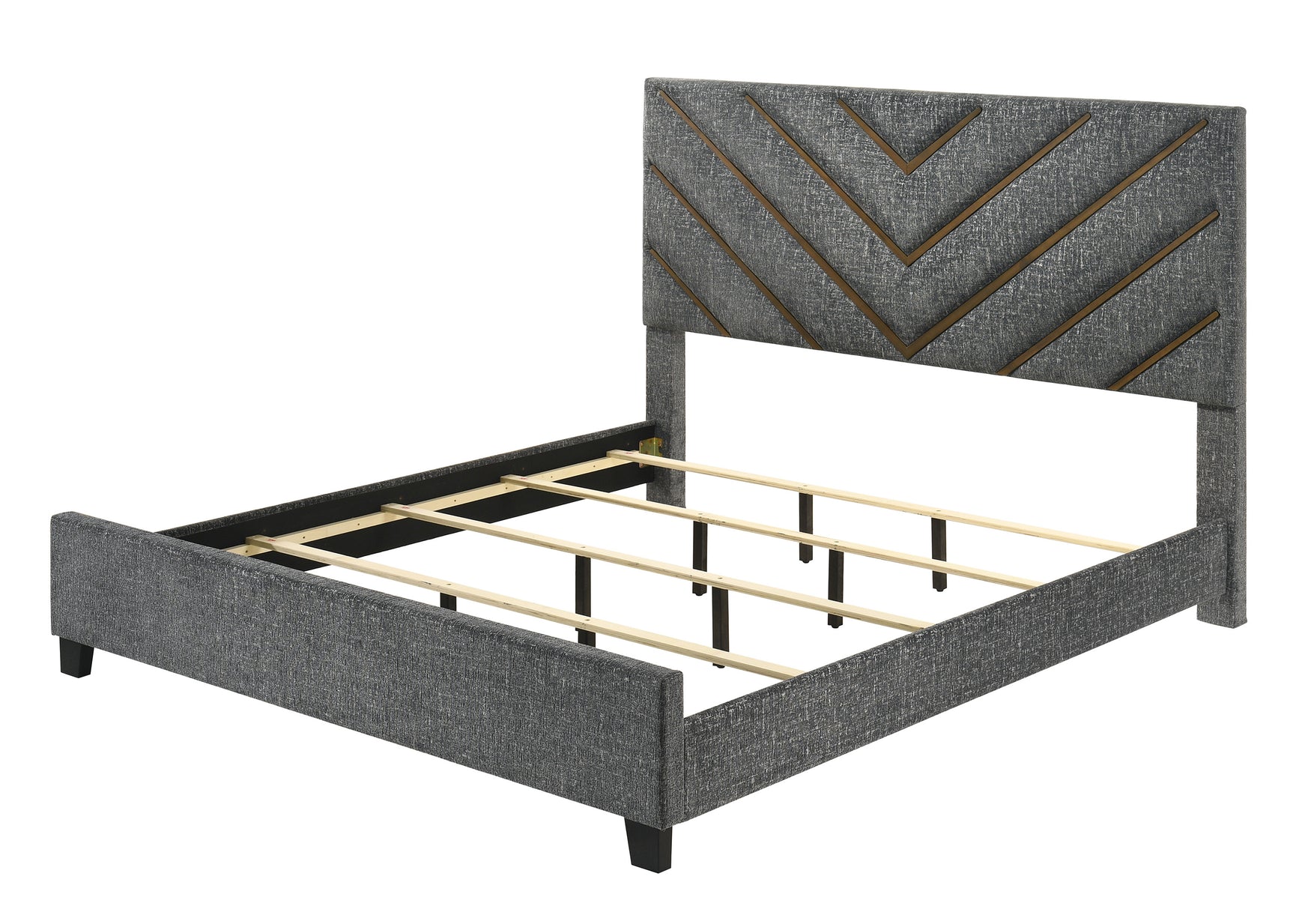 Zane Gray/Brown King Bed