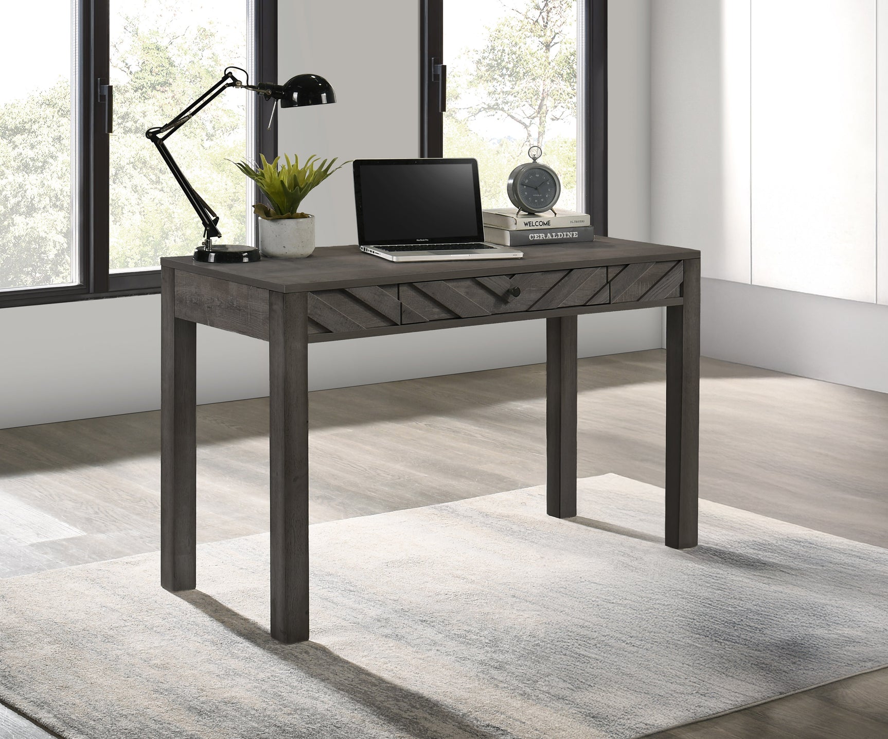 Valor Grey Writing Desk