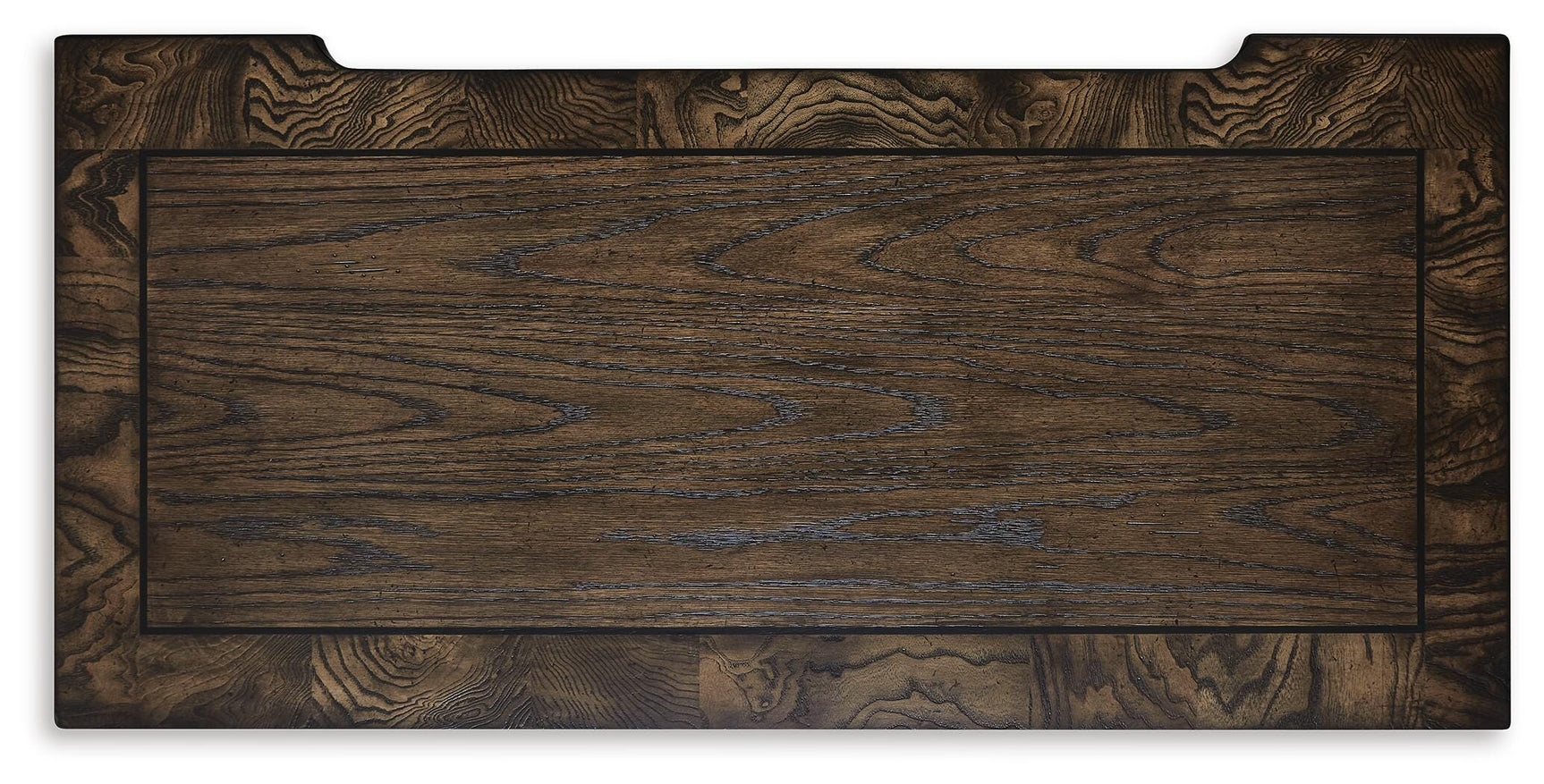 Maylee Dark Brown King Panel Bed, Dresser, Mirror, Chest and Nightstand (Online Special Price)