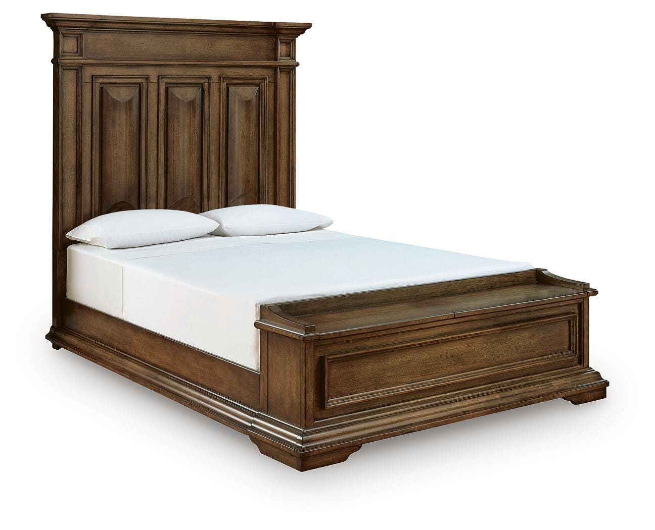 Frantanna Brown Queen Panel Storage Bed