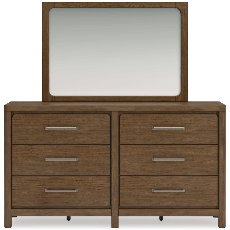 (Online Special Price) Cabalynn Light Brown Dresser & Mirror - Ornate Home