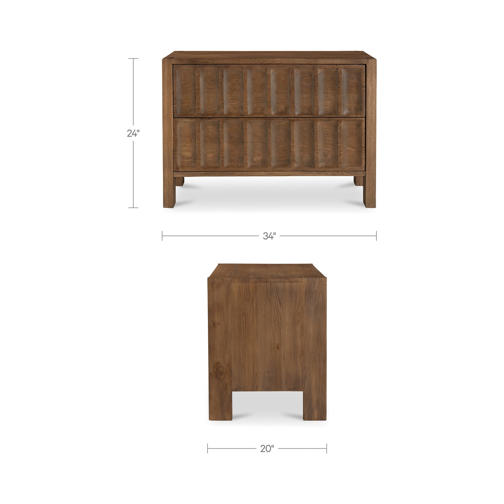 Roland Brown Nightstand