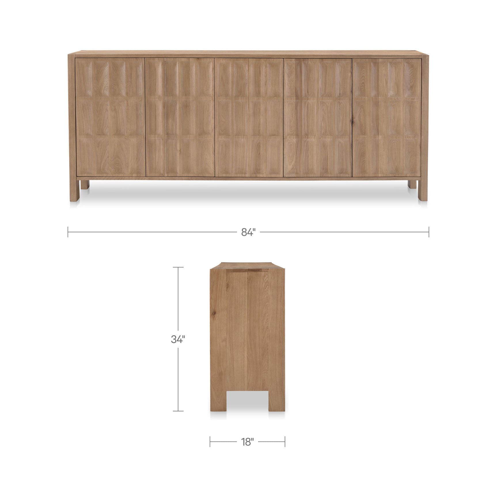 Roland Natural Sideboard