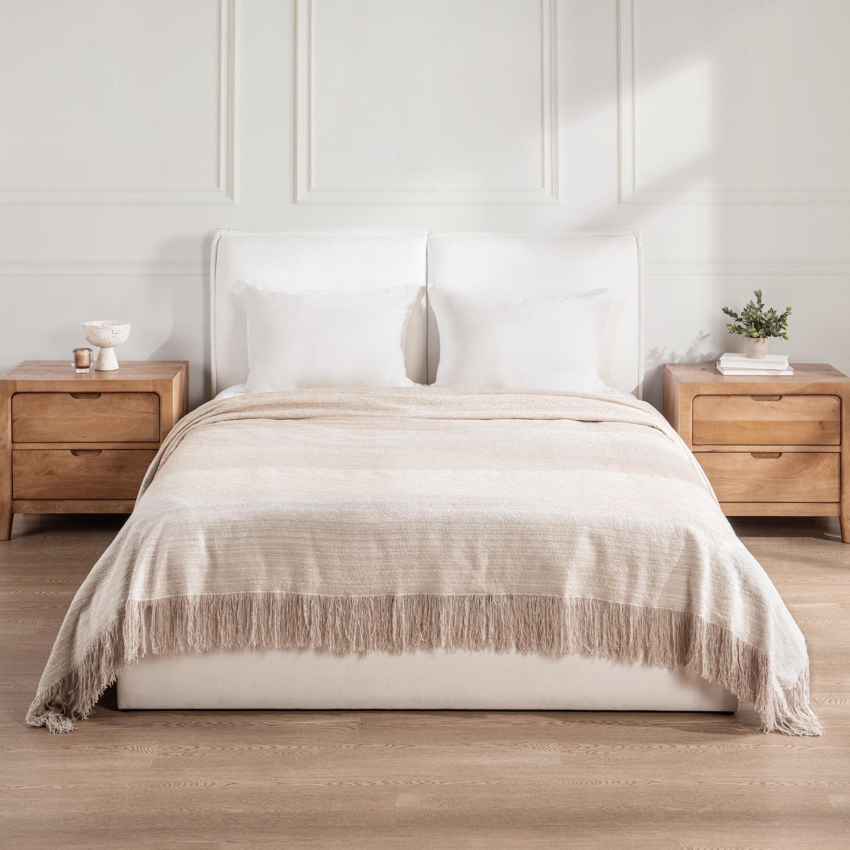 BC Beryl Natural/Ivory Blanket - Ornate Home