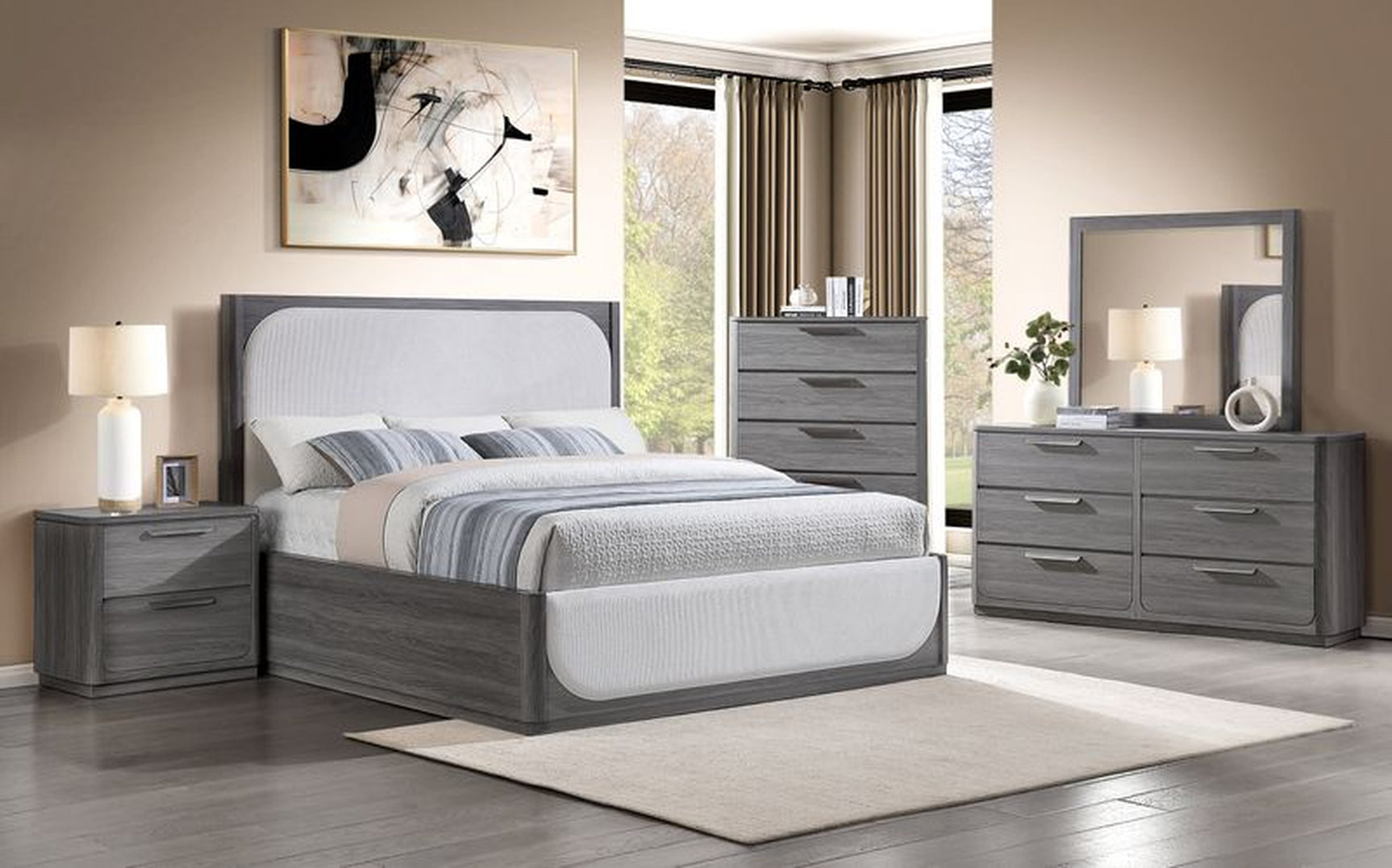 Lenya Beige/Natural Eastern King Bed