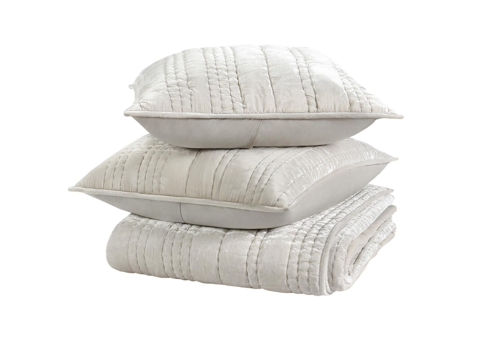 Seville Oyster Gray Quilt Collection