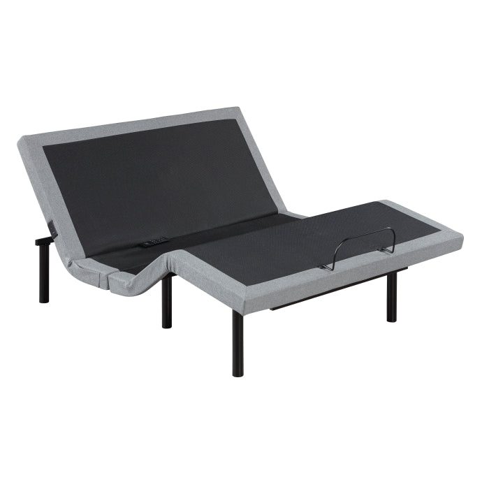 Flex Brown Full Power Head And Foot Adjustable Bed Frame With Massage Zero Gravity Charging Ports And Nightlight