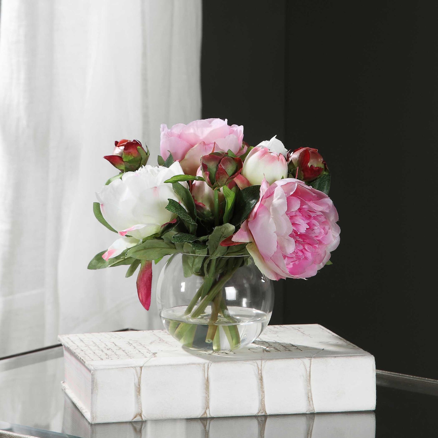 Blaire Pink/White Peony Bouquet