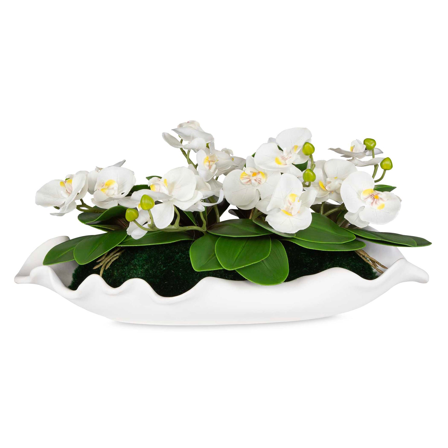Opulence Orchid White Centerpiece With Bowl