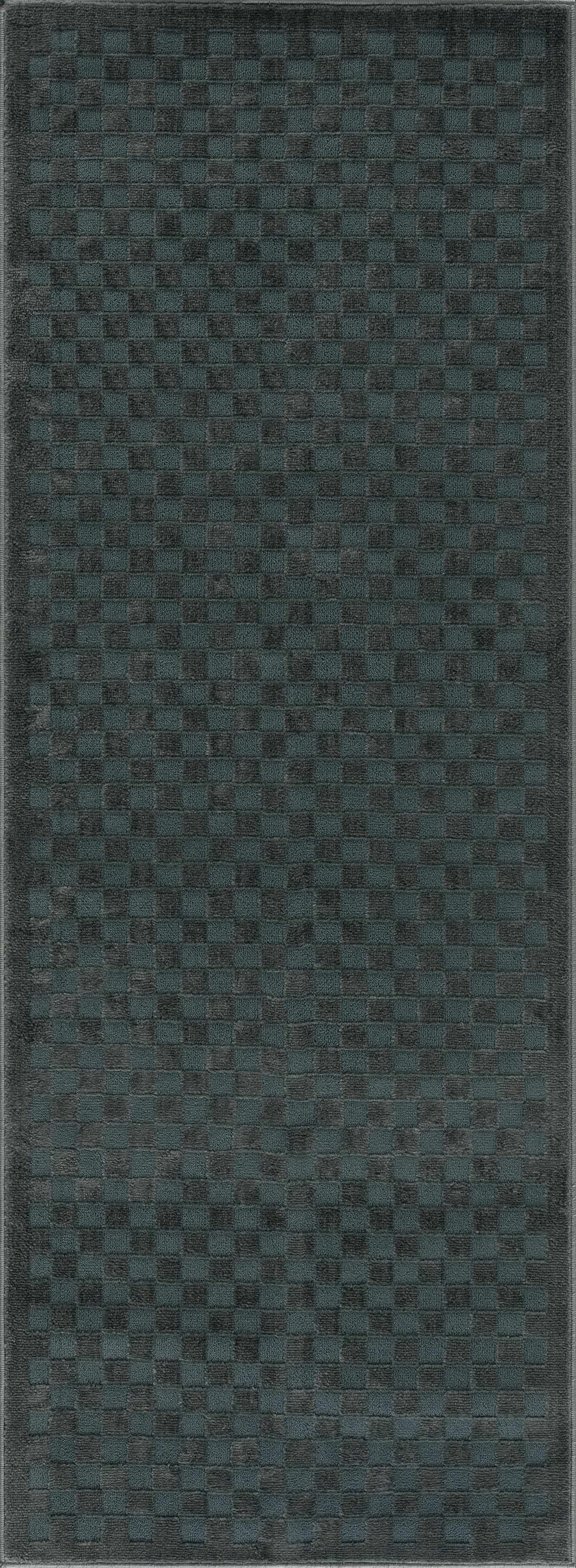 Gaiwan Oil Green Washable Area Rug